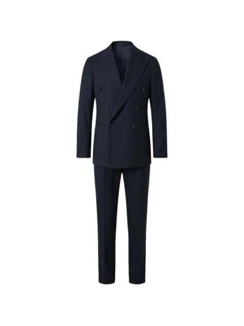 FRANZESE COLLECTION Beckham double-breasted suit Blue TXAZ5UE70
