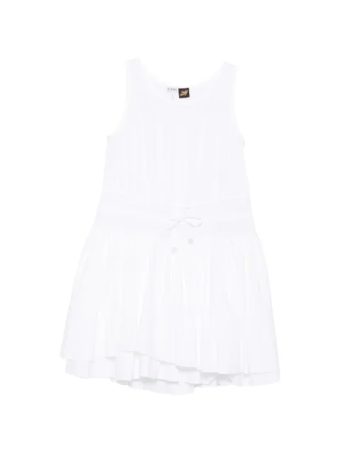 LOEWE x Paula's Ibiza tiered drawstring mini dress White S616Y09XCF