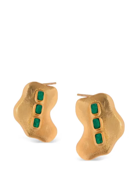 FENOMENA Muzo emerald earrings Gold MUA014