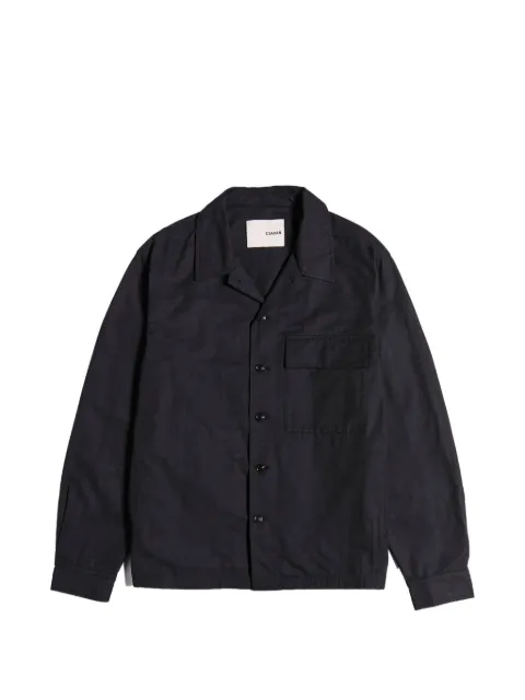 CIARAN chest-pocket overshirt Black C05WB02100