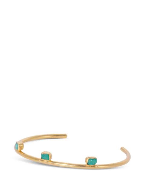 FENOMENA Gloom emerald bracelet Gold EBCD001