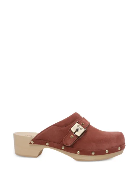 Scholl Pescura buckle-fastening mules Brown F323261009