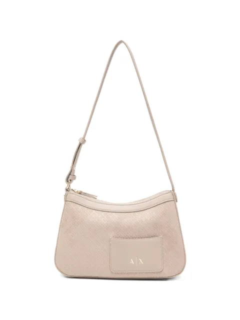 Armani Exchange logo-debossed shoulder bag Neutrals XW001213AF22645