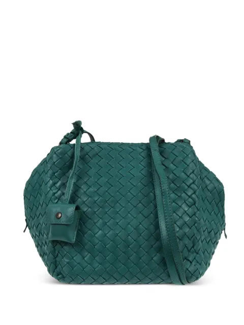 Bottega Veneta Pre-Owned 2010 Intrecciato leather shoulder bag Green 117847