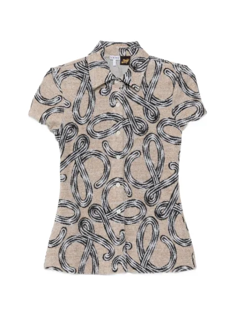 LOEWE x Paula's Ibiza anagram-print shirt Neutrals S616Y23X59