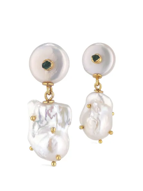 FENOMENA baroque pearl earrings Gold HDAE1