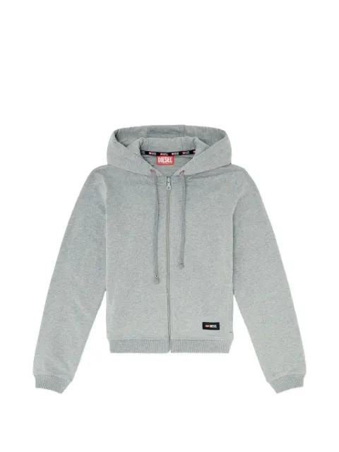 Diesel zip-up drawstring hoodie Grey A227940SIBH