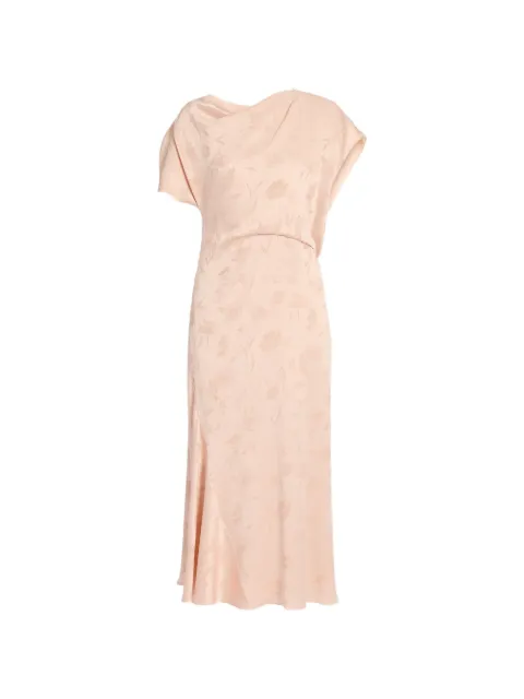 ERDEM floral-jacquard creponne dress Pink PF26D24852365013