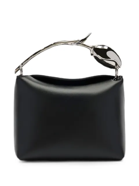ERDEM mini Bloom flower-handle tote bag Black PF26B1BLS
