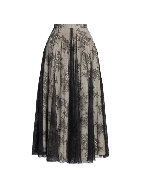 ERDEM floral-lace A-line skirt Neutrals AW26S90052821000