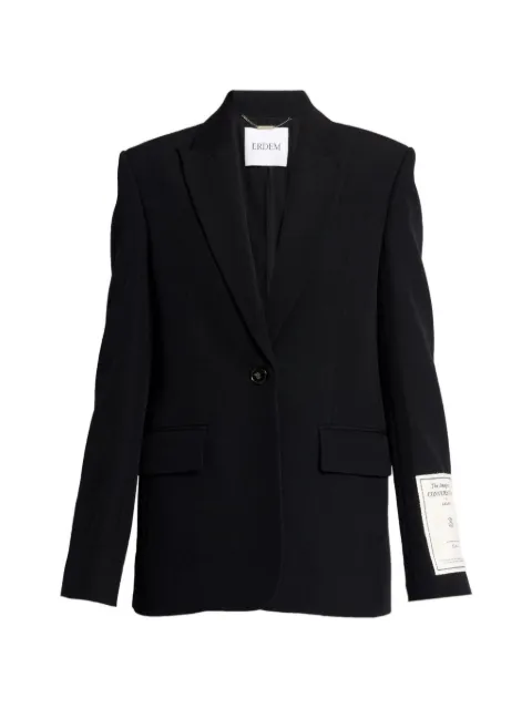 ERDEM grain de poudre blazer Black AW26J2970311000