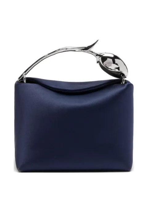 ERDEM mini Bloom flower-bud-handle tote bag Blue AW26B150854001