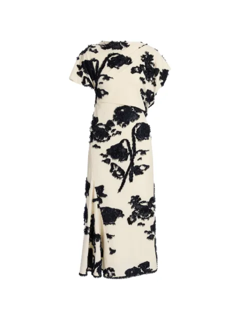 ERDEM fil coupé poplin dress Neutrals PF26D24852558023