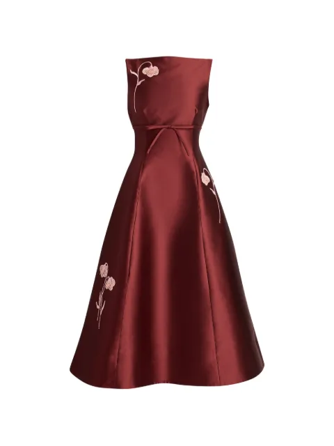 ERDEM embroidered sleeveless dress Red PF26D28451296012