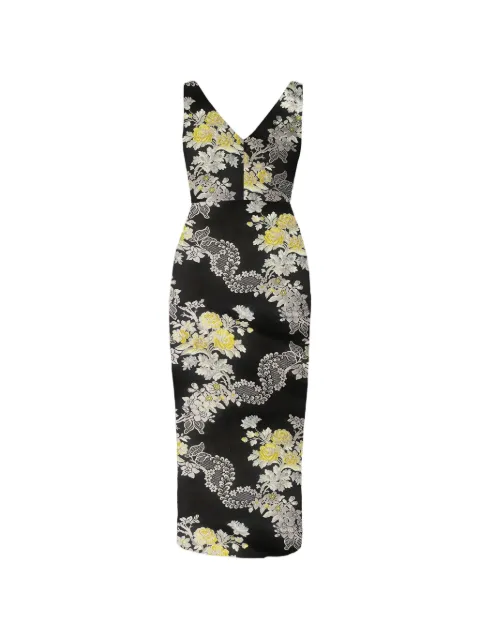 ERDEM jacquard midi dress Black AW26D4053098030