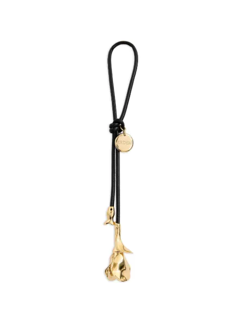 ERDEM Flora leather bag charm Gold PF26B1010011000