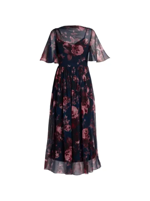 ERDEM floral-print dress Blue AW26D28052624029