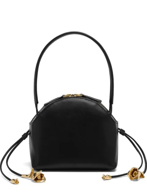 ERDEM mini Flora leather tote bag Black PF26B810011000