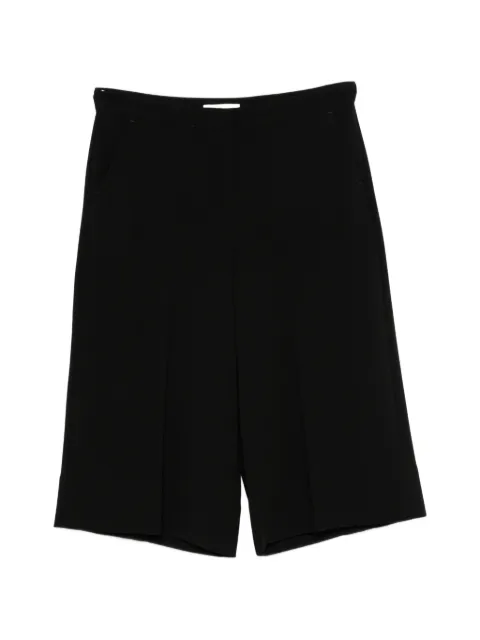 Marina Rinaldi Mrnaceri pressed-crease shorts Black 2627146011600