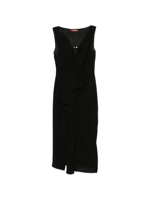 Max Mara Mstdetto hardware-detail midi dress Black 2626226085600