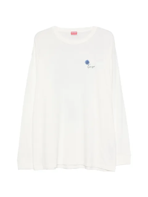Kenzo floral-print sweater Neutrals FG65TL3634SK
