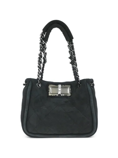 CHANEL Pre-Owned 2005-2006 Mademoiselle tote bag Black 136246