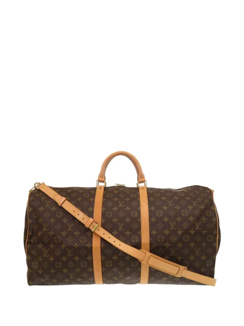 Louis Vuitton Pre-Owned 1997 Monogram Keepall Bandouliere 60 travel bag Brown CC740M893WHCMIYC