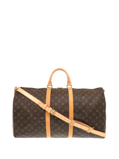 Louis Vuitton Pre-Owned 2007 Monogram Keepall Bandouliere 55 travel bag Brown SZ3RJN5DEIY2XWL8