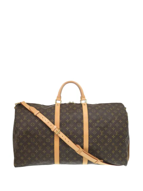 Louis Vuitton Pre-Owned 2000 Monogram Keepall Bandouliere 60 travel bag Brown 9F6HO378DUN5N7YX