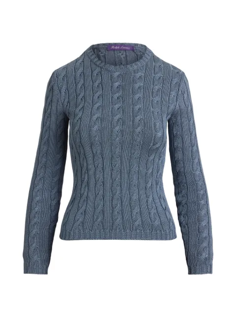 Ralph Lauren Collection cable-knit sweater Blue 290P24099006