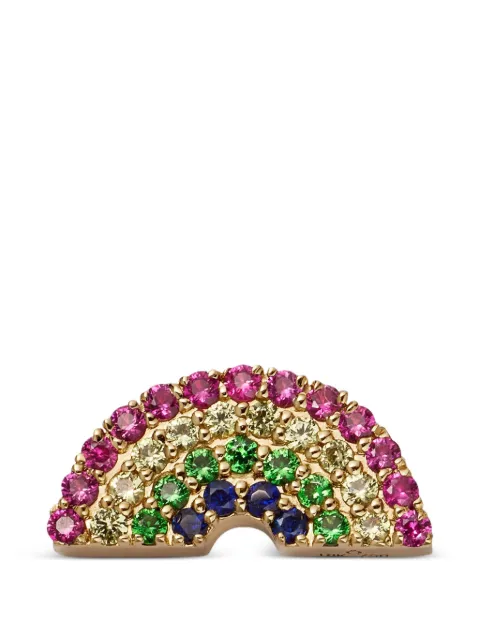 Loquet multi-stone Rainbow charm Gold CHMRAINBO18Y