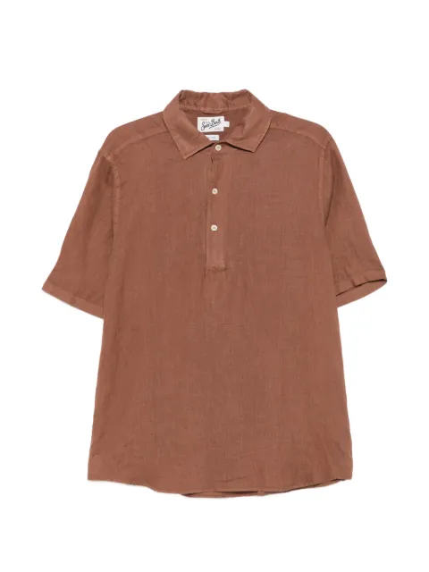 MC2 Saint Barth Raphael short-sleeve polo shirt Brown RPE0001