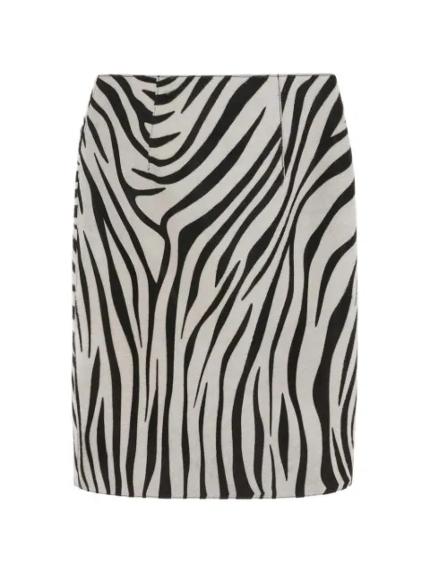 16Arlington Delta zebra-print skirt Neutrals SMD151SS2603