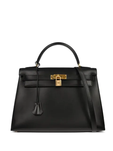 Hermès Pre-Owned 1994 32 Kelly Sellier tote bag Black 136029