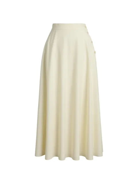 Ralph Lauren Collection Kenzie A-line midi skirt Neutrals 290P19644001