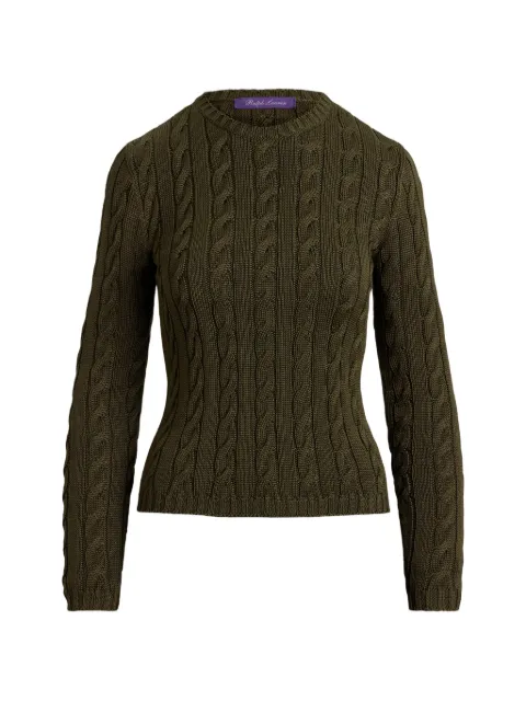 Ralph Lauren Collection cable-knit sweater Green 290P24099