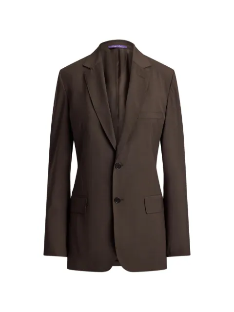 Ralph Lauren Collection Marcy single-breasted blazer Brown 290P21050001