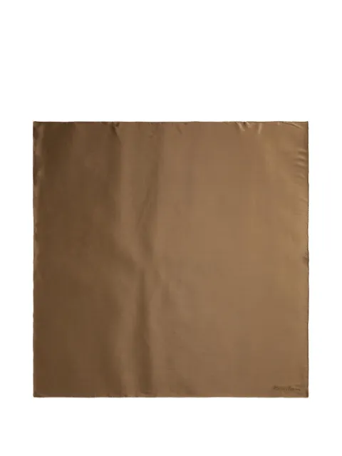 Ralph Lauren Collection embroidered silk-charmeuse scarf Brown 434P20652001