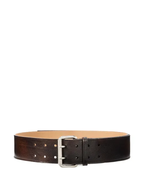 Ralph Lauren Collection distressed double-prong belt Brown 408P18944