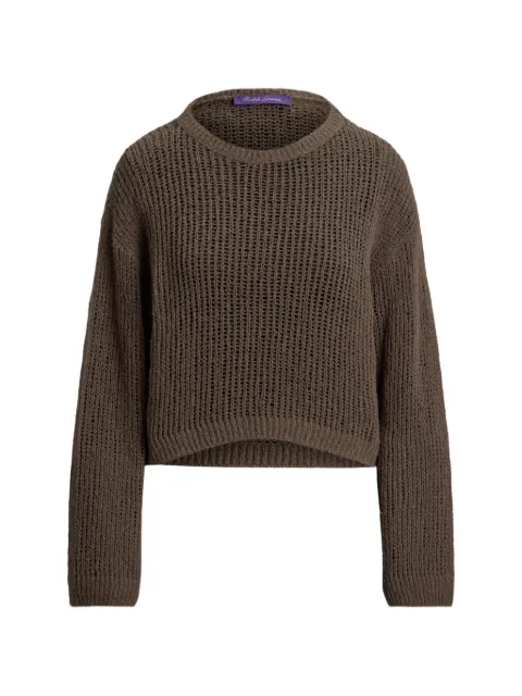 Ralph Lauren Collection crew-neck sweater Brown 290P18088001