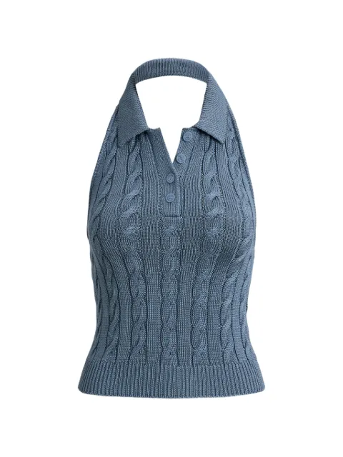Ralph Lauren Collection cable-knit sweater Blue 290P18074003