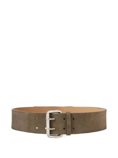 Ralph Lauren Collection double-prong suede belt Brown 408P18943