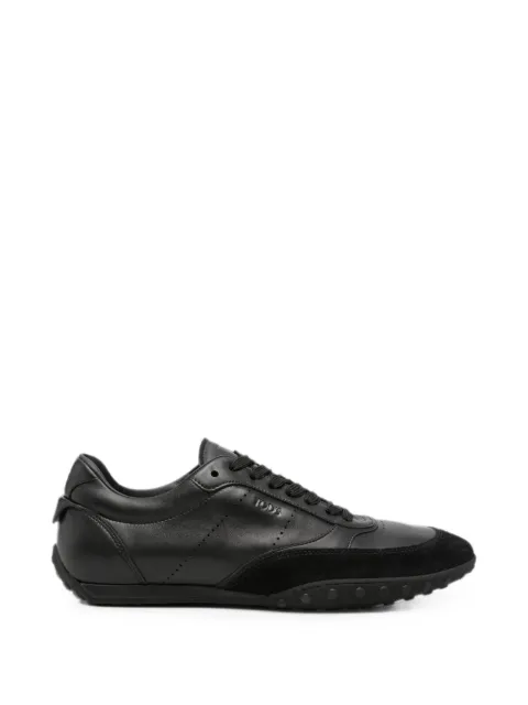 Tod's logo-debossed panelled sneakers Black XXM13M0KO30VLQB999