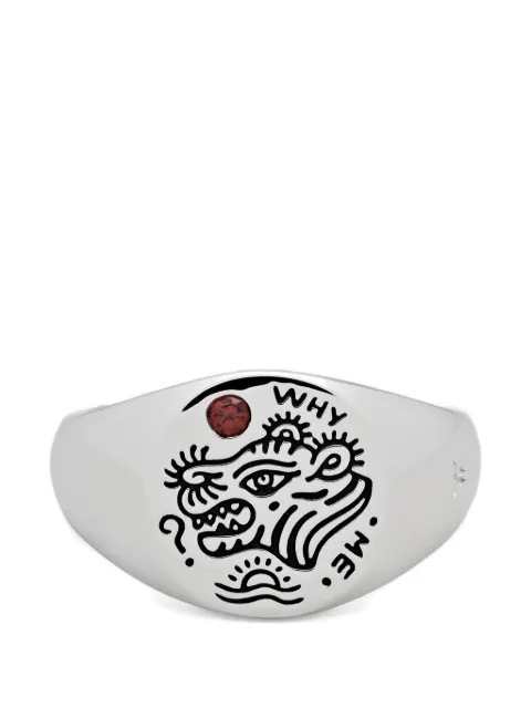 Tom Wood Why Me ring Silver 101622