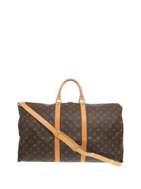 Louis Vuitton Pre-Owned 2001 Monogram Keepall Bandouliere 55 travel bag Brown D4MIRX31LYIQITAA