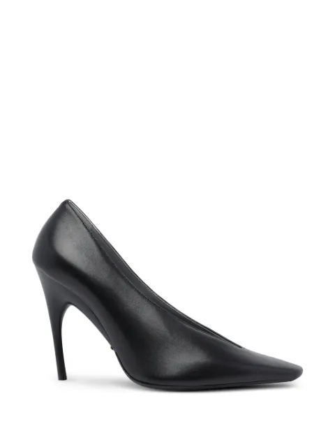Balenciaga 105mm Duchesse leather pumps Black 869545PCEXWCDH1