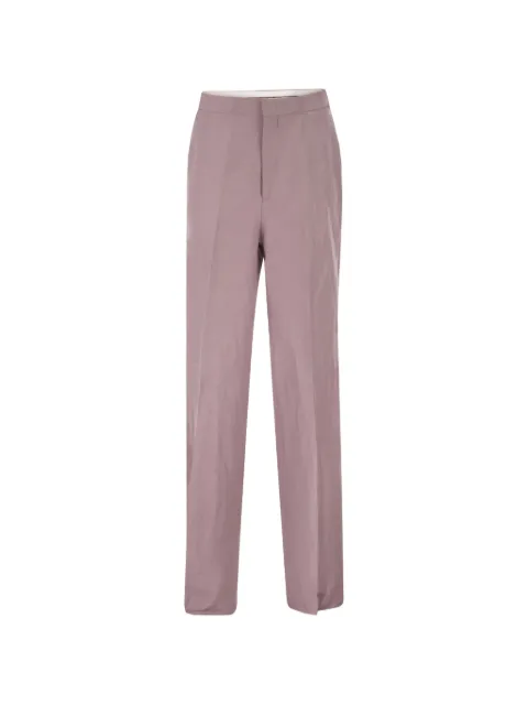Tagliatore straight-leg linen trousers Pink PADIMA260019U26E230EY833391