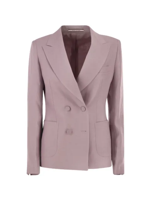 Tagliatore double-breasted peak-lapels blazer Pink JCORAL1EK260019U26E230EY833391