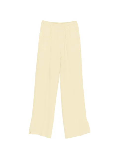 Forte Forte elasticated-waist linen trousers Neutrals 14826HONEY