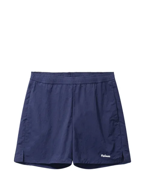 Palmes logo-detail shorts Blue P650021N